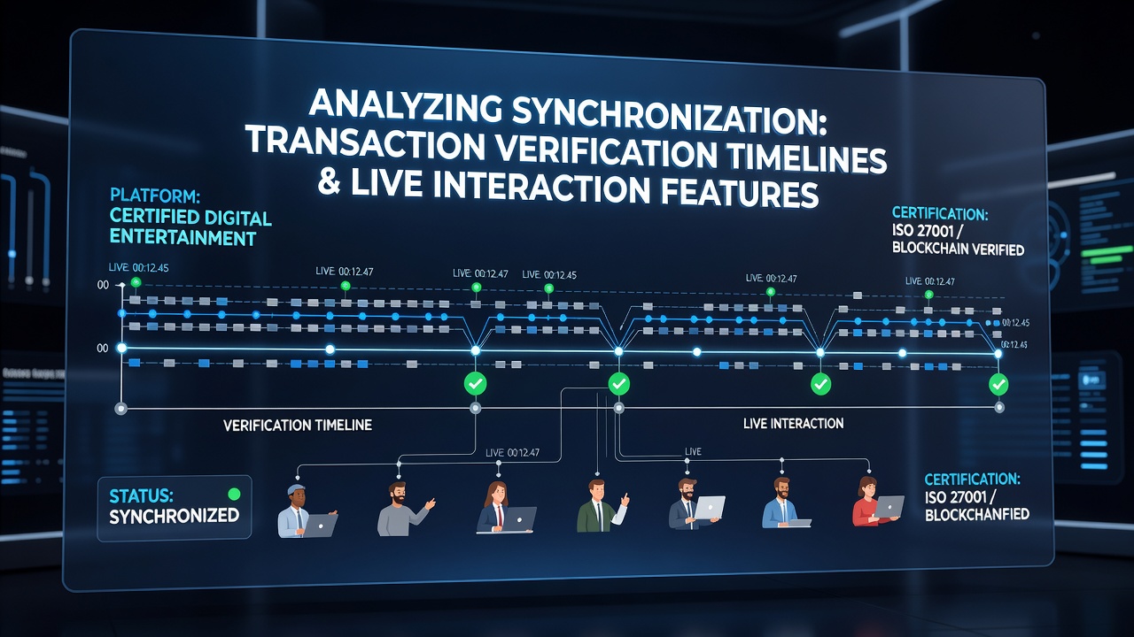 Diagramm zur Synchronisation von Transaktionsverifizierung und Live-Interaktionen auf zertifizierten Plattformen